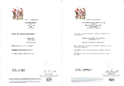 劳氏船级社证书